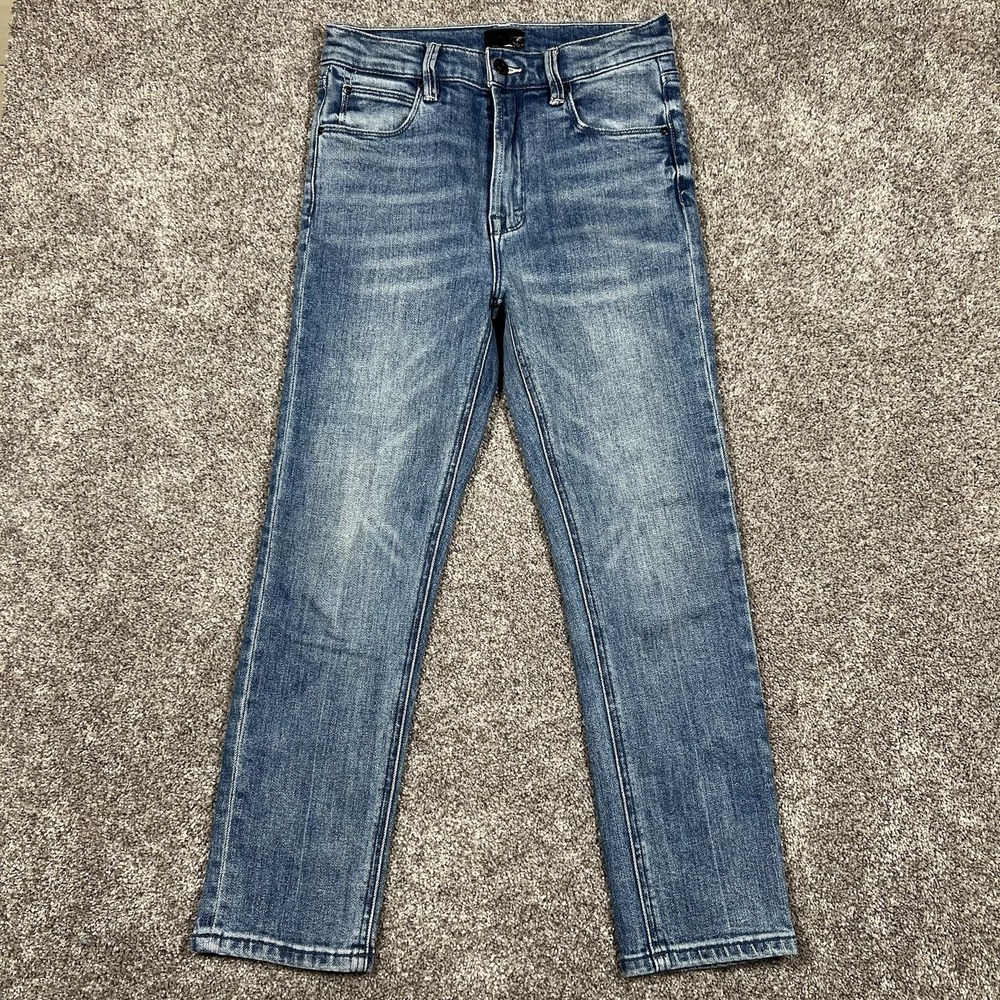 MOTHER The Double Dazzler Jeans Sz 27 Light Wash Denim High-Rise Skinny Jeans